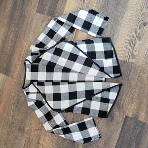 NWOT Hipster Row Buffalo Plaid Blazer